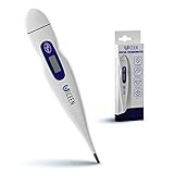 POPKA Basal Body Thermometer - Waterproof, Highly Accurate 1/100th Degree Digital Thermometer for Tracking Ovulation - Fertility Basal Thermometer for Natural Family Planning