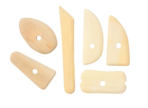 Jack Richeson Potters Boxwood Ribs, Set of 6