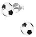 Hypoallergenic Sterling Silver Soccer Ball Stud Earrings for Kids (Nickel Free)