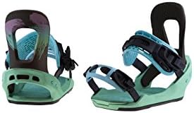 Switchback Static Snowboard Bindings, Small, Green