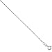 Sterling Silver Diamond Cut Twisted Serpentine Chain 1.1mm Very Thin Nickel Free Italy, 16 inch