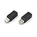 Electop 2 Pack USB 2.0 A Male to USB B Print Female Adapter Converter
