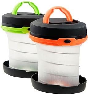 Insasta Rubber Multifunctional Adjustable Portable Foldable LED Tent Lantern (Standard Size, Multicolour)