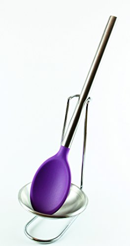 Vertical Spoon Rest / Spoon Holder / Ladle Holder – 4” stainless steel cup (holds all sizes / all utensils)