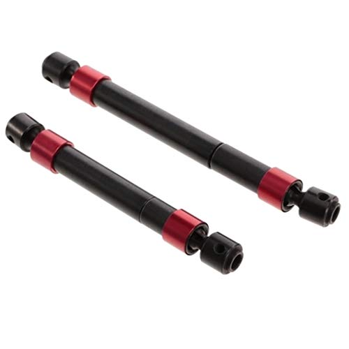 Clothful  2pcs Front and Rear Metal Axle CVD Drive Shaft for TRAXXAS TRX-4 RC Rock Crawler - Thumbnail 3
