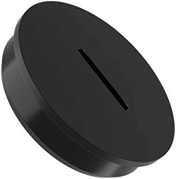 PRP3.000BLK-BT 3" Black Poly Plug W/Coin Slot - MOCAP (qty25)