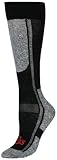Hot Chillys Women's Lo Volume Sock (Black/Heather, Medium)