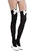 Nylon Over The Knee With Bow