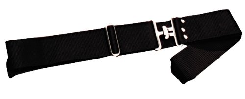 Faithfull Webbing Belt - 2IN Wide, Black, Waist 34-44in