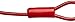 Amazon Basics Tie-Out Cable For Dogs Up to 56.7kg/914.4cm (Pack of 1), Red