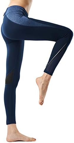 Leggings Workout Exercise Tights Running Cycling Leggings Yoga Pants for Women Power Stretch Gym Clothes Leggings with Hidden Pocket Slimming Fitness Leggings Womens Walking Sportswear