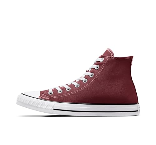 Converse Unisex Chuck Taylor All Star Canvas HI, Maroon, 13