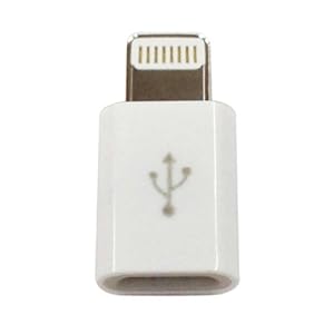 iPhone5s iPhone5 iPad mini 対応 Micro USB変換アダプタ