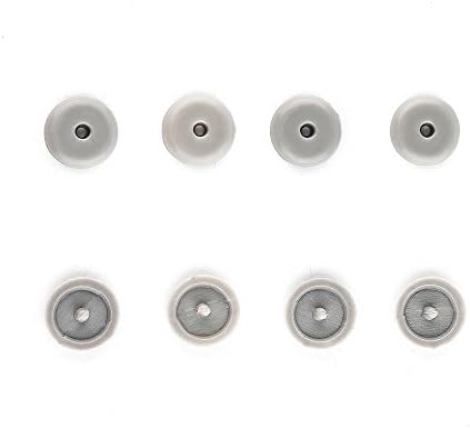 Eriding Seat Belt Stop Button Grey Color Prevent Seatbelt Buckle from Sliding Down Set of 4 Plastic Seat-belt Stopper Clips Snap-On System