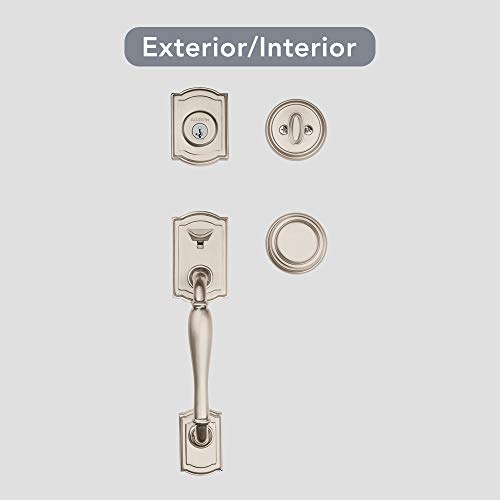 Baldwin Wesley Single Cylinder Front Door Handleset Featuring SmartKey