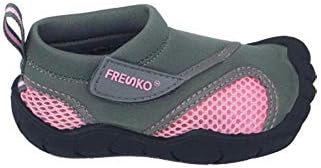 Toddler Water Shoes for Boys and Girls, T2110, Grey/Pink, 10 M US Toddler