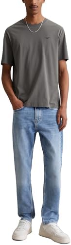 Marc OߴPolo Denim hommes t-shirt en coton biologique Regular Fit, Gris (Oxide Grey), M