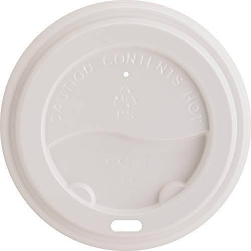 1InTheHome 10 Oz Coffee Cups With Lids. Disposable Insulated Ripple Wall Paper Hot Cups with Lids (50 pack)
