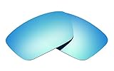 Littlebird4 Replacement Sunglasses Lenses Compatible with Oakley Fuel Cell, Polarized with UV Protection(Ice Blue)