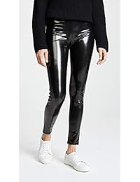 Leggings de vinilo para dama, diseño vaquero en blanco
