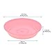 Saim Flower Plant Container Pot Saucer Trays Plastic Round Potted Plant Saucer Clay Flower Pot Pallet Plant Container Accessories for Indoor & Outdoor Plants, Multi-Color, Pack of 10thumb 1