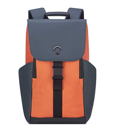 orange laptop backpack