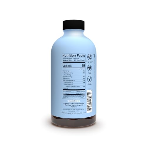 POP AND BOTTLE ORGANIC CLASSIC SUPER CONCENTRATE COFFEE, 8 FZ