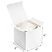 ValBox 4x4x4 White Gift Boxes 25PCS Kraft Paper Boxes with Lids for Gifts, Crafting, Cube, Cupcake Boxes, Easy Assemble Boxes for Party Favor