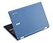 Acer R11 Convertible 2-in-1 Chromebook in Blue 11.6in HD Touchscreen Intel N3060 1.6Ghz up to 2.48GHz 4GB RAM 32GB SSD, Webcam, Bluetooth, Chrome OS (Renewed)
