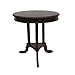 Home Source Industries Early American Round Accent Table, Mahogany