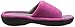 isotoner womens Adjustable Memory Foam W/ Smartdri Slide Slipper, Tickle Pink, 7.5-8 US