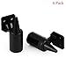 Lipctine 6 Pcs Deer Alert Whistle for Vehicles, Avoids Deer Collisions Car Deer Warning, Black Ultrasonic Wildlife Warning for Auto Motorcycle Truck SUV and ATV
