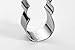 Easter Bunny Cookie Cutter Set -3 Pieces - Stainless Steel Assorted Sizes