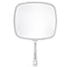 Miss Sweet Handheld Mirror Makeup Mirror 9inch*8inch (White)