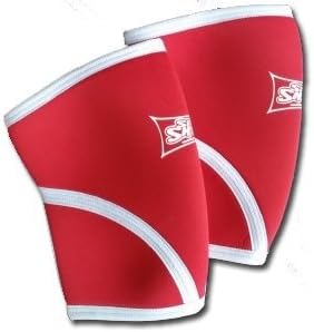 SlingShot Knee Sleeves by Mark Bell (pair) (Red, 37-40 cm - Large)