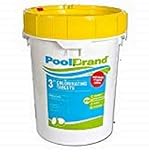 Pool Brand 3-Inch Swimming Pool Chlorine Tablets - 50 Pounds