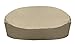 SunPatio Daybed Cover, Outdoor Round Canopy Daybed Sofa Cover, Patio Furniture Cover, Lightweight, All Weather Resistant Fabric, Helpful Air Vent, 88"L x 85"W x 35"H, Neutral Taupe primary