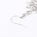 HSWE Star Moon Burst Rhinestone Drop Earrings for Women Crystal Dangle Earrings wedding Party Jewelry (Silver)