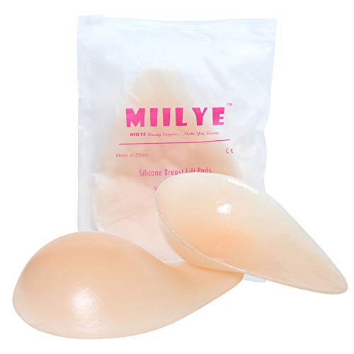 MIILYE Breast Instant Lift Nipple Pasties [No Skin Hurt, No Scars Left] Reusable Strapless Bust Boobs Enhanced Silicone Adhesive Tape Bra for Cup D (Tears Style) - Thumbnail 6