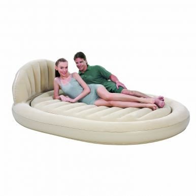 Buy Tuzech Comfort Quest Royal Round Inflatable Air Bed Sofa Online At Low Prices In India Amazon In