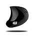 Adesso iMouse E10 - Vertical Ergonomic Optical 6-Button 2.4 GHz RF Wireless Mouse - Right Hand Orientation, Black