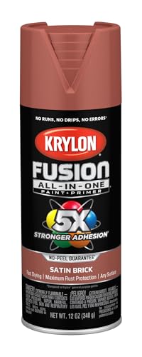 Krylon Fusion All-In-One 12 Oz. Satin Spray Paint, Brick - 1 Each