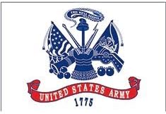 Army Mini 4" x 6" Flag on a stick