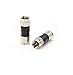 Belden PPC SignalTight EX6XLPLUS 10 Pack Coaxial Fittings, Male-to-Male, Black, Outdoor, 3 GHz, Compatible with RG6, Satellite Receivers, Cable Boxes