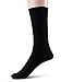 Silky Toes Men's Cotton Dress Crew Socks - Multi Pack (13-15, Black/ Dusk Blue/ Beige/ Burgundy/Navy/ Grey- Rib (6 Pairs))
