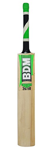 Smasher 20 - 20 BDM English Willow Wood Cricket Bat With Carry Case Adult Sizes - Choose Weight