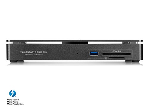 Thunder3 Dock Pro (Thunderbolt 3 Docking Station with 10Gbps Network, CFast Reader, and More)
