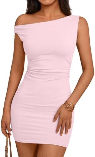 mini sleeveless women's light pink off the shoulder sexy dress sleeveless women's light pink off the shoulder sexy dress Beaming Sleeveless Mock Neck Mini Dress Pink