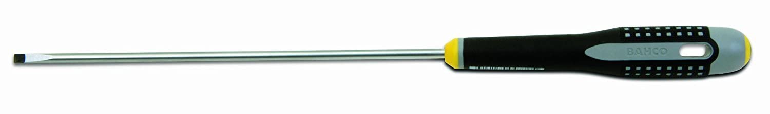 Bahco BE-8230 "Ergo" Screwdriver for Slotted Head Screws, Multi-Colour, 247 mm