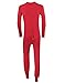Duofold Men's Mid Weight Double Layer Thermal Union Suit, Red, XX-Large